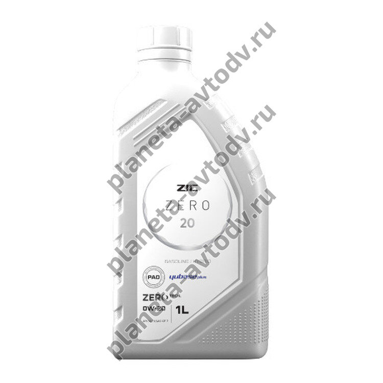 Масло моторное "ZIC" ZERO 20 (0W20)   1л