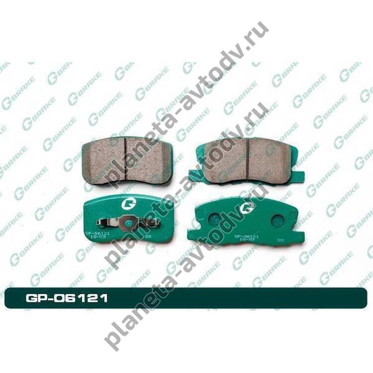 Колодки тормозные дисковые "G-BRAKE" GP-02067