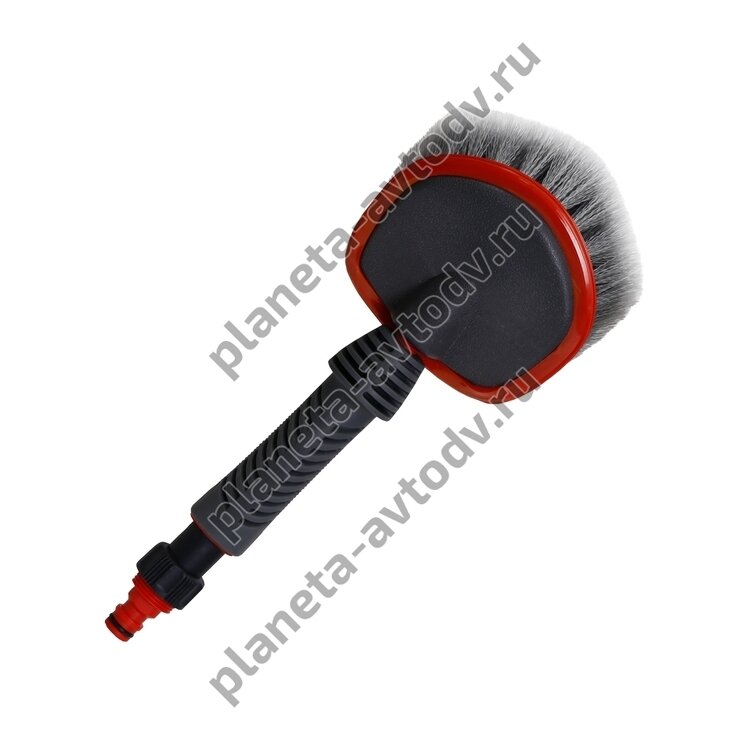 Щетка для мытья "CLIMART" CLA00174 с краном, мягкой распушенной щетиной 35см (CA-SB-04) — фото 1 из 4