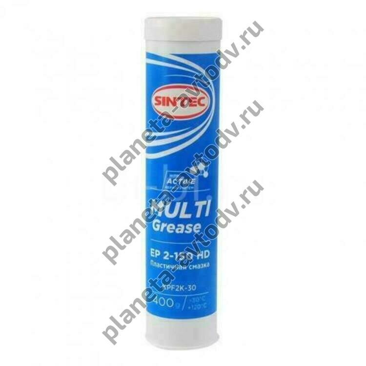 Смазка литиевая "SINTEC" 80512 MULTI GREASE EP 2-150 HD Черная (0,4кг)