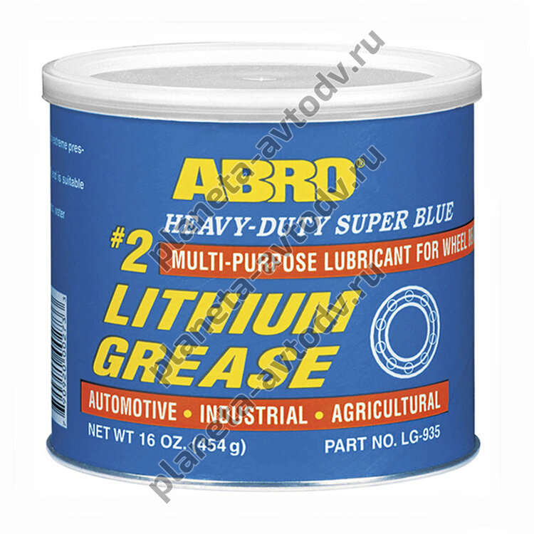 Смазка литиевая "ABRO" LG-935 Синяя #2 (454г)