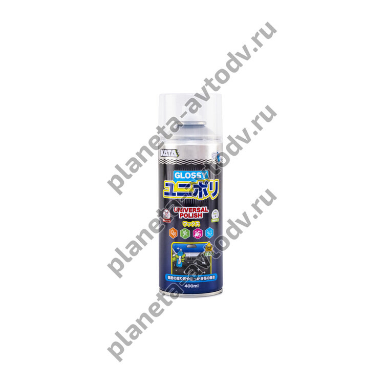 Полироль для пластика "KATA" KP3001 универсальная, глянцевая для салона Universal Polish (400мл)